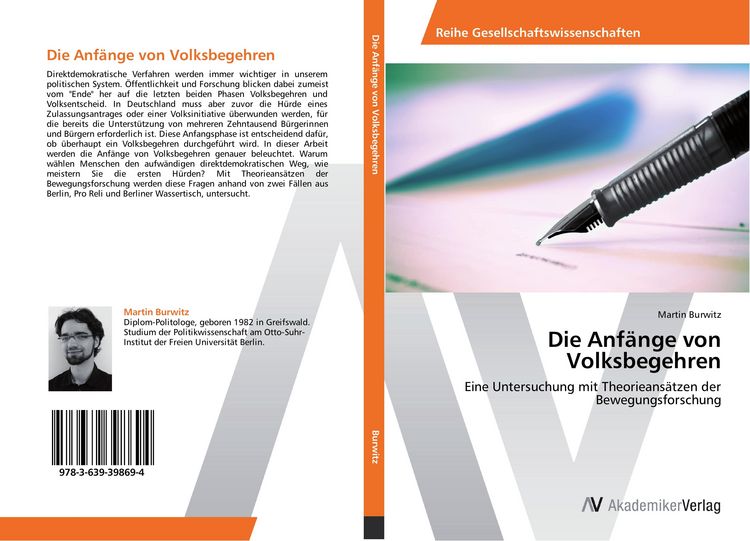 Produktbild: Die Anf&auml;nge von Volksbegehren