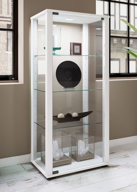 Produktbild: Holz Glas Stand Vitrine Sammelvitrine Kavisa M