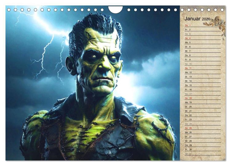 Produktbild: Viktorianische Schrecken (Wandkalender 2026 DIN A4 quer), CALVENDO Monatskalender