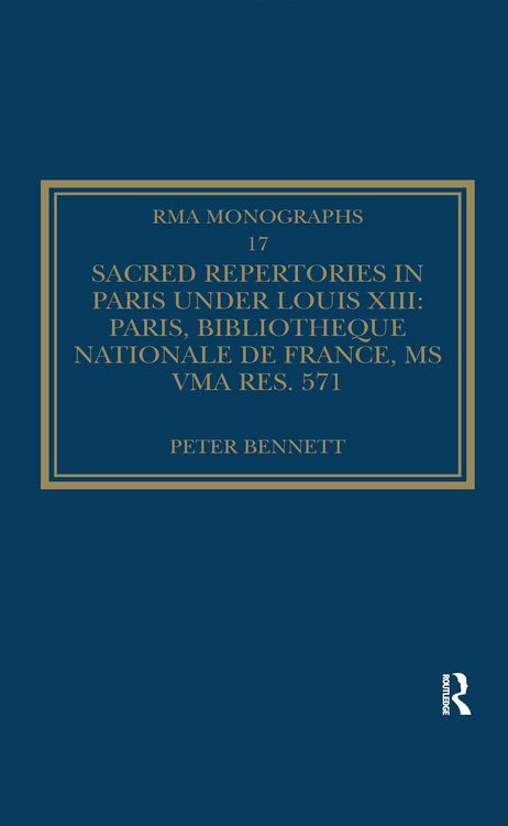 Produktbild: Sacred Repertories in Paris under Louis XIII