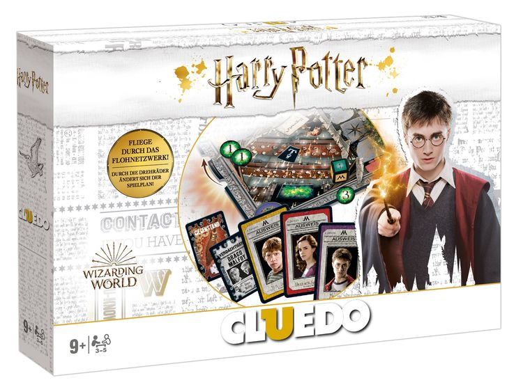 Winning Moves 11767 - Harry Potter, Cluedo, Collectors Edition weiß 2019