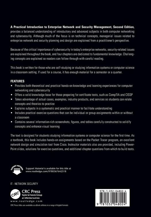 Produktbild: A Practical Introduction to Enterprise Network and Security Management