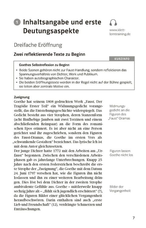 Produktbild: Lekt&uuml;rehilfen Johann Wolfgang von Goethe 'Faust - Der Trag&ouml;die erster Teil'