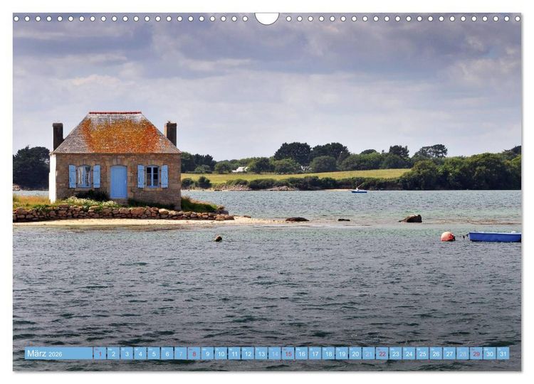 Produktbild: Frankreichs Westen &ndash; Normandie und Bretagne (Wandkalender 2026 DIN A3 quer), CALVENDO Monatskalender