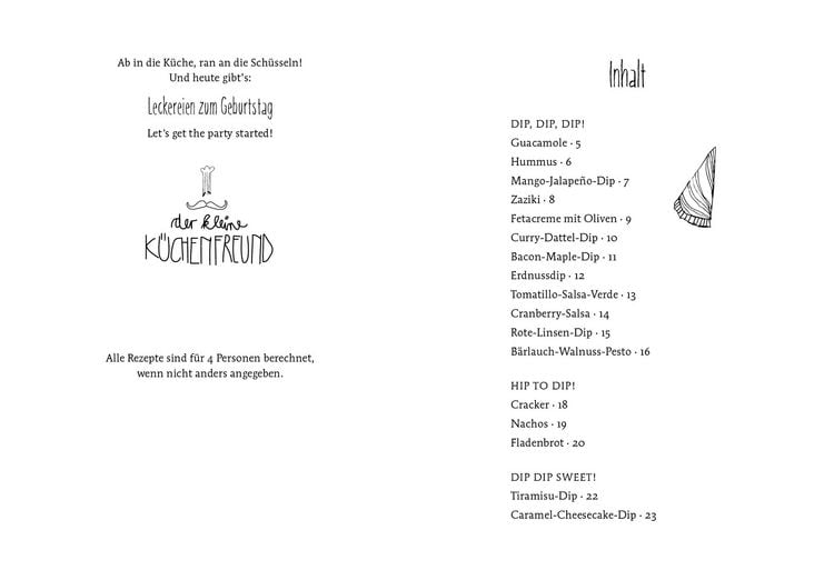 Produktbild: Der kl. K&uuml;chenfreund: Dip Dip Hurra! - Leckereien zum Geb.