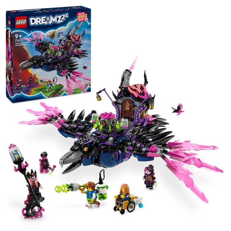 Bild vom Artikel LEGO DREAMZzz Der Mitternachtsrabe der Nimmerhexe, Spielzeugtier 71478 vom Autor 