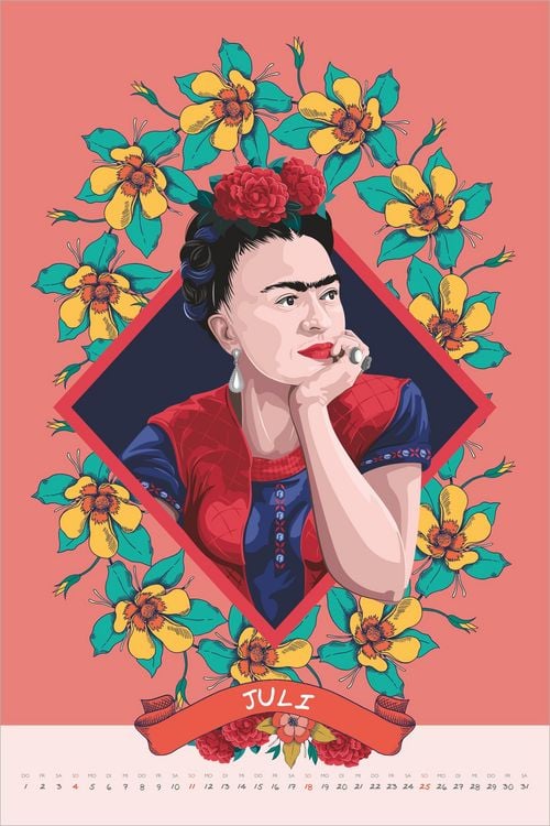 Produktbild: Frida Kahlo Wandkalender 2027