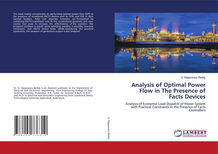 Produktbild: Analysis of Optimal Power Flow in The Presence of Facts Devices