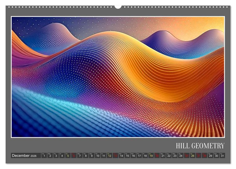 Produktbild: Fantasy in shape and color (Wall Calendar 2026 DIN A2 landscape), CALVENDO 12 Month Wall Calendar