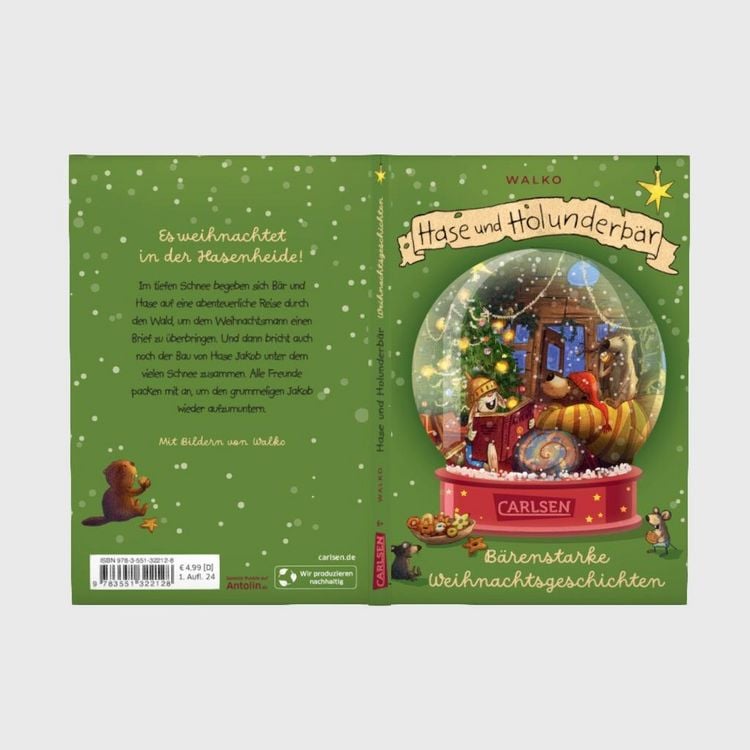 Produktbild: Hase und Holunderb&auml;r Doppelband: Die verlorene Weihnachtspost / Das wunderbare Weihnachtsfest