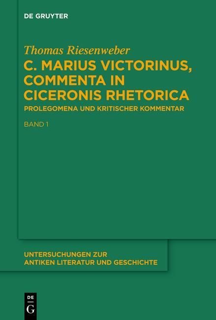 Produktbild: C. Marius Victorinus, "Commenta in Ciceronis Rhetorica"