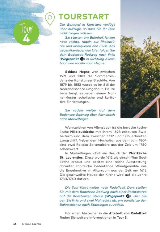Produktbild: BVA Die 25 sch&ouml;nsten E-Bike Touren am Bodensee