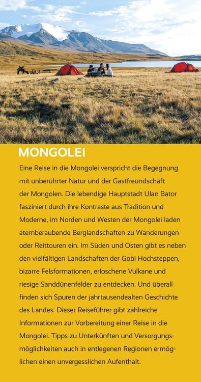 Produktbild: TRESCHER Reiseführer Mongolei