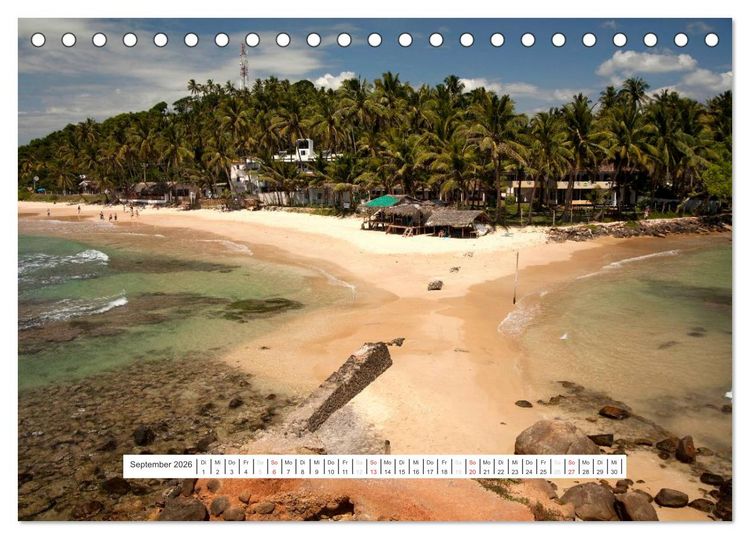 Produktbild: Asien - Sri Lanka (Tischkalender 2026 DIN A5 quer), CALVENDO Monatskalender