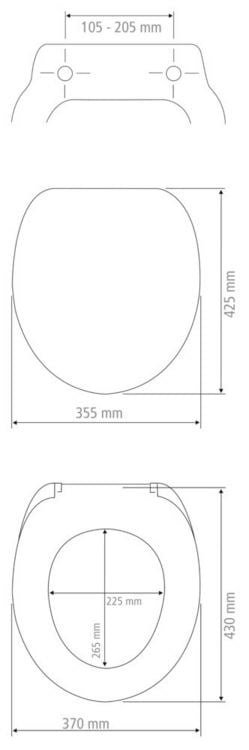 Produktbild: WC-Sitz Mod. Rustic Braun, aus zertifiziertem MDF