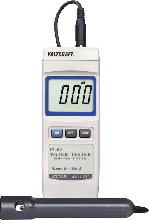 Produktbild: Leitf&auml;higkeits-Messger&auml;t VOLTCRAFT WA-100 ATC 3 % 0 - 1999 &micro;S kalibriert Werksstandard (ohne Zertifikat)
