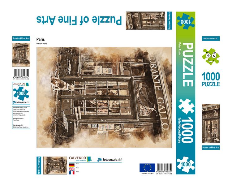Produktbild: CALVENDO Puzzle Paris 1000 Teile Lege-Gr&ouml;&szlig;e 480 x 640 cm Foto-Puzzle Bild von Peter Roder