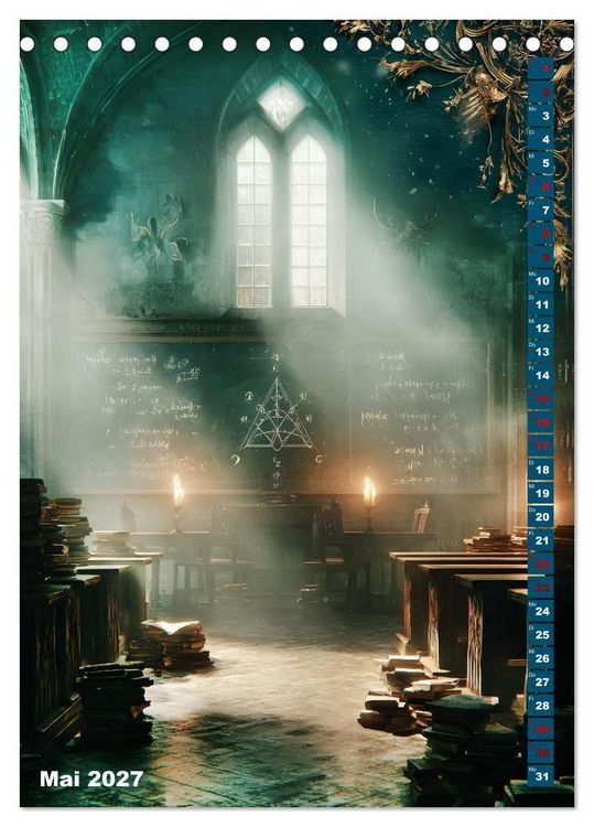 Produktbild: Umbrae Libri (Tischkalender 2027 DIN A5 hoch), CALVENDO Monatskalender