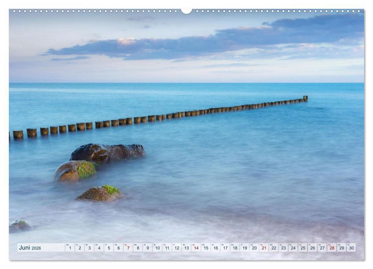 Produktbild: Farben der Ostsee (Wandkalender 2026 DIN A2 quer), CALVENDO Monatskalender