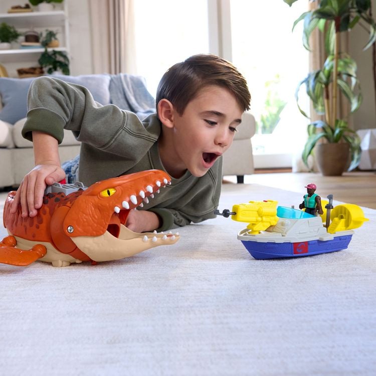 Produktbild: Imaginext Jurassic World Schnapp Mosasaurus