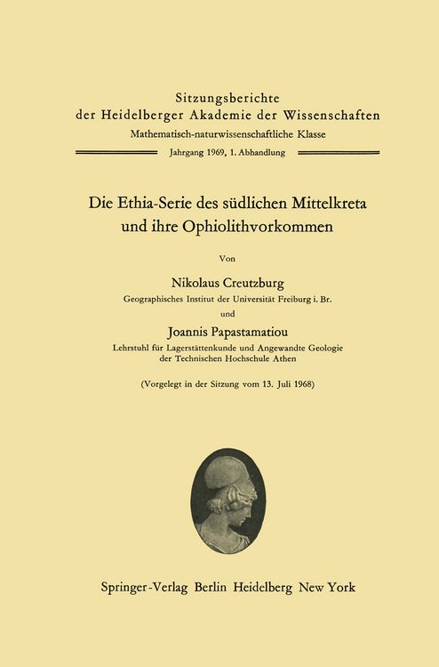 Produktbild: Die Ethia-Serie des s&uuml;dlichen Mittelkreta und ihre Ophiolithvorkommen