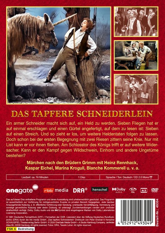 Produktbild: Das tapfere Schneiderlein (DDR TV-Archiv)