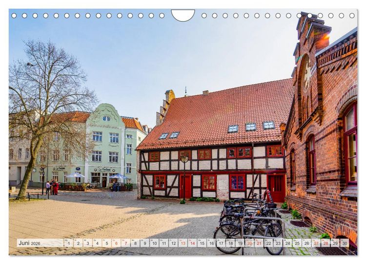 Produktbild: Rostock Impressionen (Wandkalender 2026 DIN A4 quer), CALVENDO Monatskalender