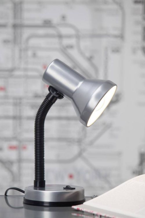 Produktbild: Brilliant Junior Tischlampe Energiesparlampe, Gl&uuml;hlampe E27 40W Titan
