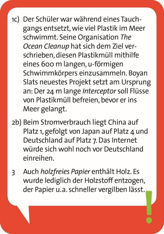 Produktbild: Pocket Quiz Save the planet