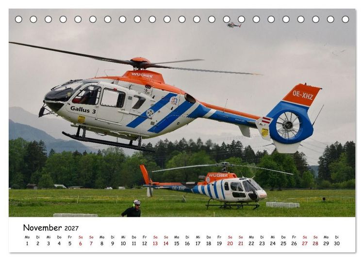 Produktbild: Wo Kraft schwebt und Pr&auml;zision fliegt (Tischkalender 2027 DIN A5 quer), CALVENDO Monatskalender
