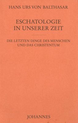 Produktbild: Eschatologie in unserer Zeit