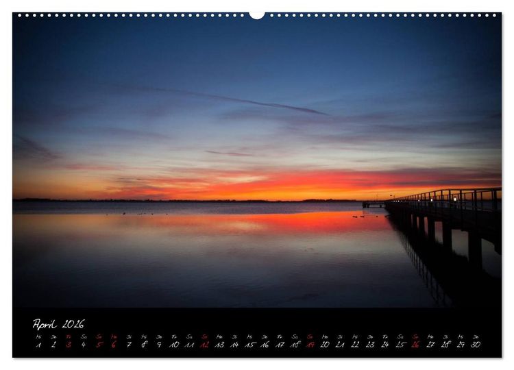 Produktbild: R&uuml;gen-Impressionen (hochwertiger Premium Wandkalender 2026 DIN A2 quer), Kunstdruck in Hochglanz