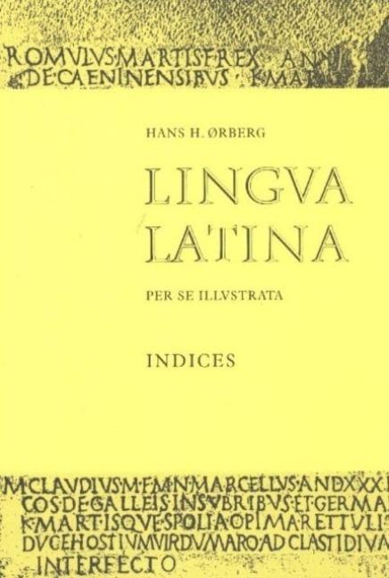 Produktbild: Rberg, H: Lingua Latina - Indices