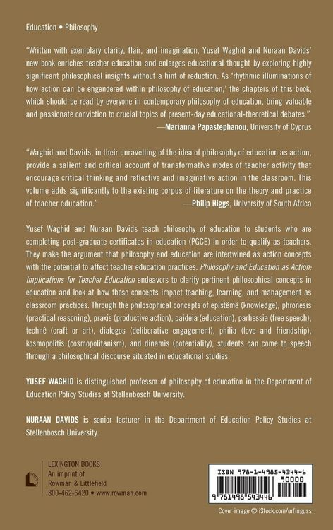 Produktbild: Philosophy and Education as Action