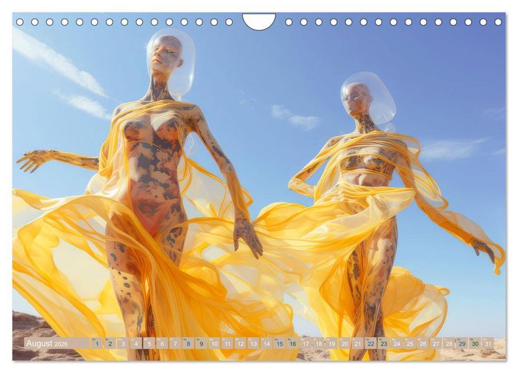 Produktbild: T&auml;nzer im surrealen Stil (Wandkalender 2026 DIN A4 quer), CALVENDO Monatskalender