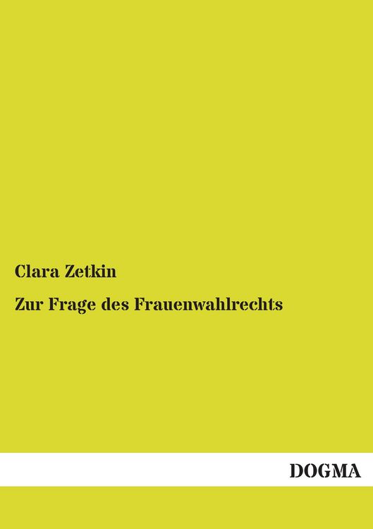 Produktbild: Zur Frage des Frauenwahlrechts