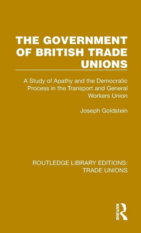 Produktbild: The Government of British Trade Unions