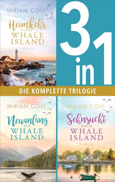 Produktbild: Whale Island Band 1-3: Heimkehr nach Whale Island / Neuanfang auf Whale Island / Sehnsucht nach Whale Island (3in1-Bundle)