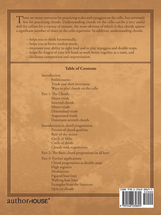 Produktbild: Compendium of Chords for the Cello
