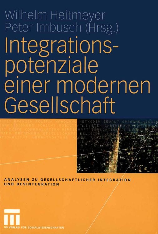 Produktbild: Integrationspotenziale einer modernen Gesellschaft