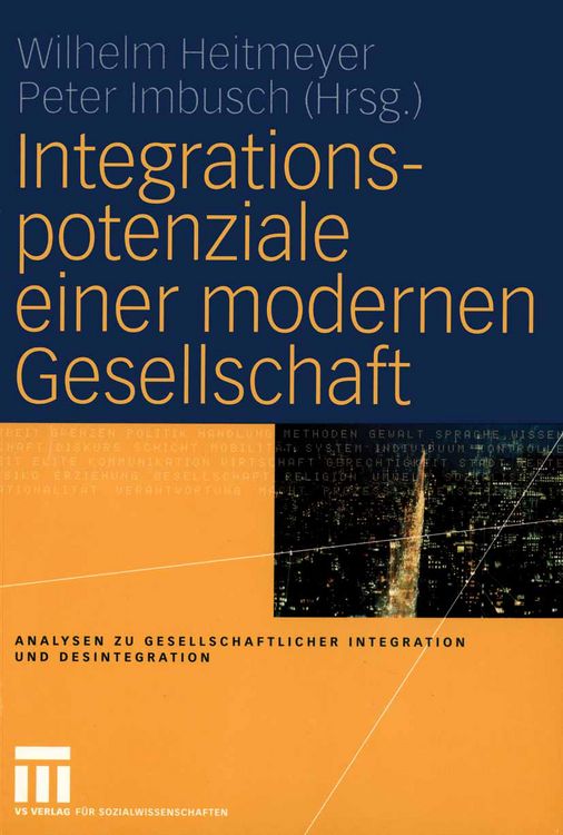 Produktbild: Integrationspotenziale einer modernen Gesellschaft