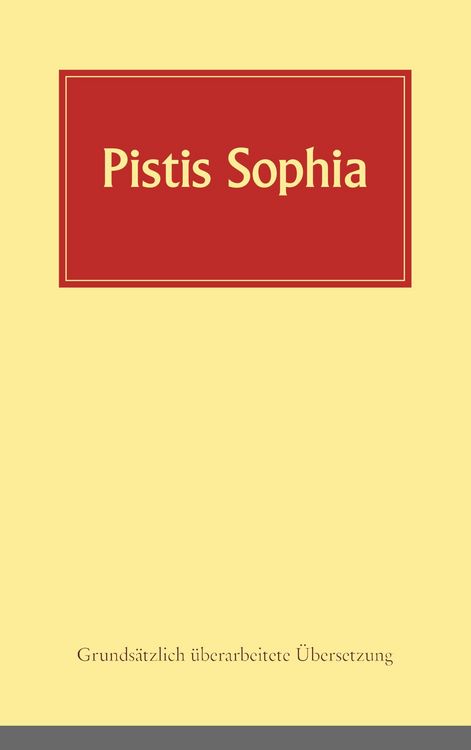 Produktbild: Pistis Sophia