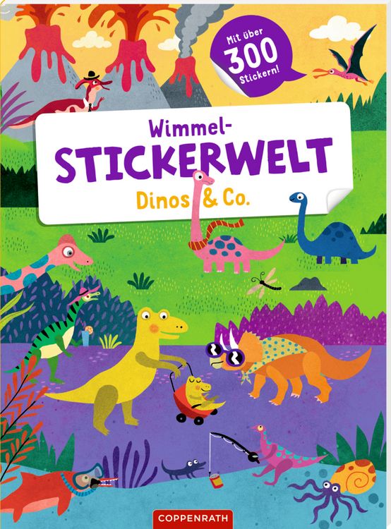 Produktbild: Wimmel-Stickerwelt: Dinos & Co.