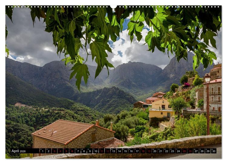 Produktbild: Korsika - Insel der Gegens&auml;tze (Wandkalender 2026 DIN A2 quer), CALVENDO Monatskalender