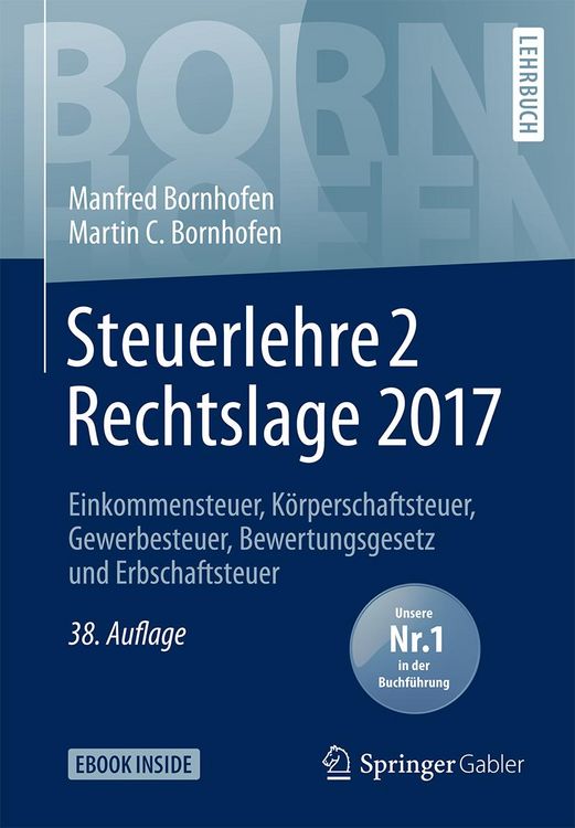 Produktbild: Steuerlehre 2 Rechtslage 2017