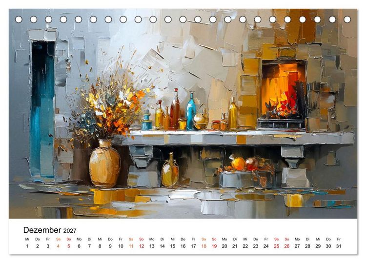 Produktbild: K&uuml;chen Poesie (Tischkalender 2027 DIN A5 quer), CALVENDO Monatskalender