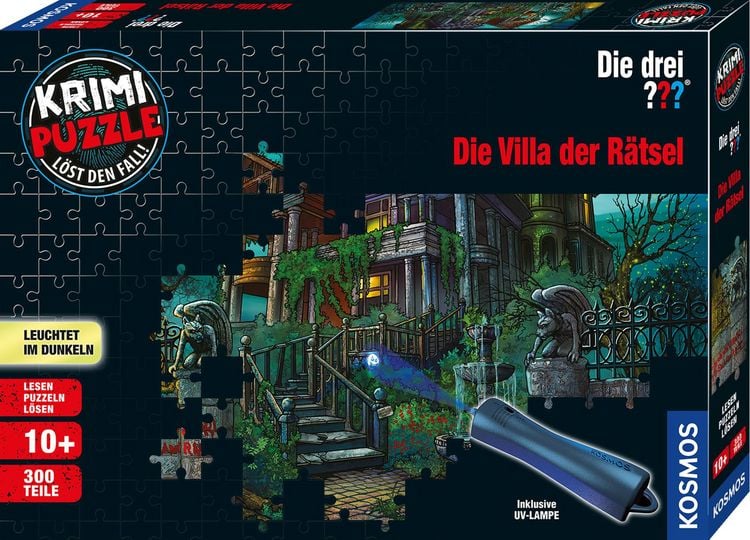 Produktbild: Krimipuzzle Die drei ??? Die Villa der R&auml;tsel