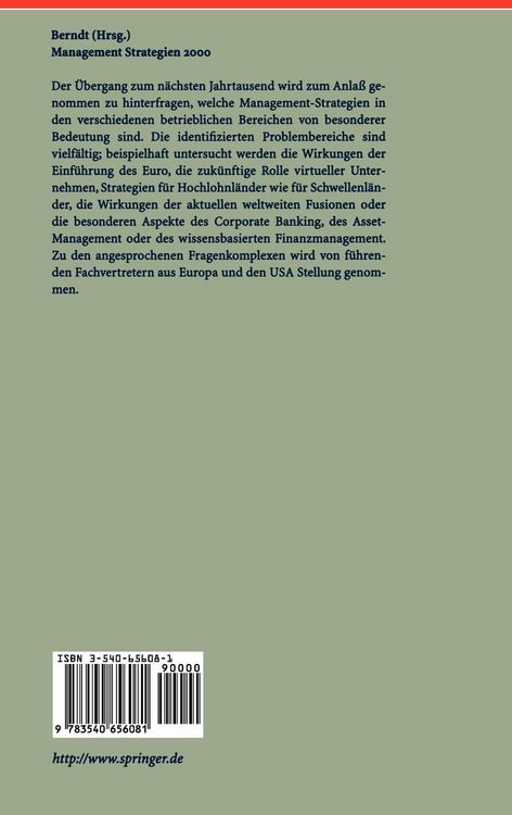 Produktbild: Management Strategien 2000
