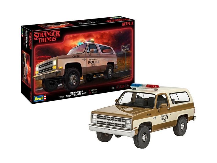 Produktbild: Model Set Stranger Things Chevrolet K5 Blazer, Revell Modellbausatz mit Basiszubeh&ouml;r