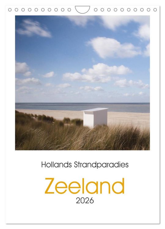Produktbild: Hollands Strandparadies Zeeland (Wandkalender 2026 DIN A4 hoch), CALVENDO Monatskalender